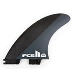 Amazon.com : FCS II CI Upright Medium Tri-Quad Fin Set - Black